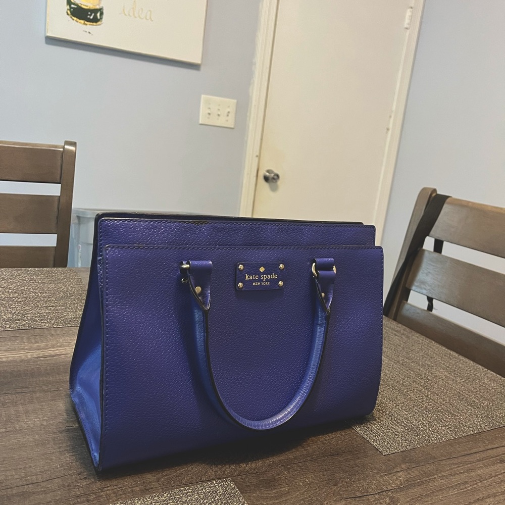 Kate Spade Royal Blue Medium Tote Bag (Like new)
